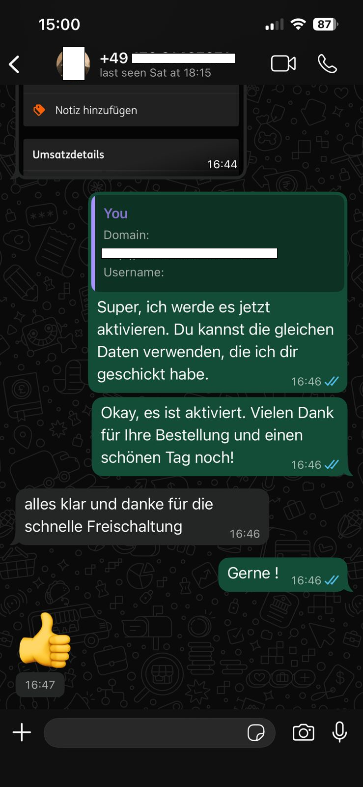 Customer review